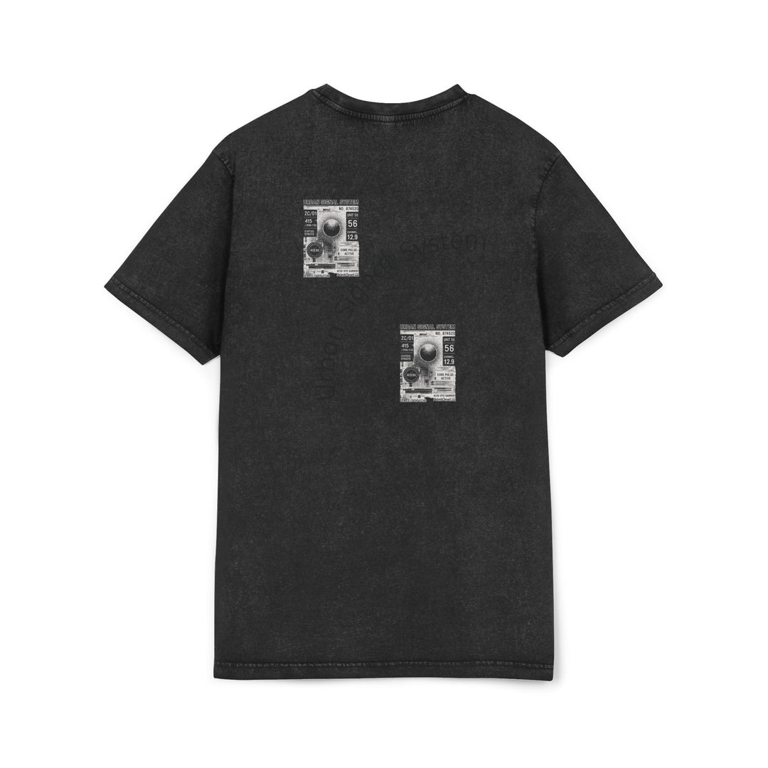 Acid Washed Tee styled for coffee runs – soft cotton comfort