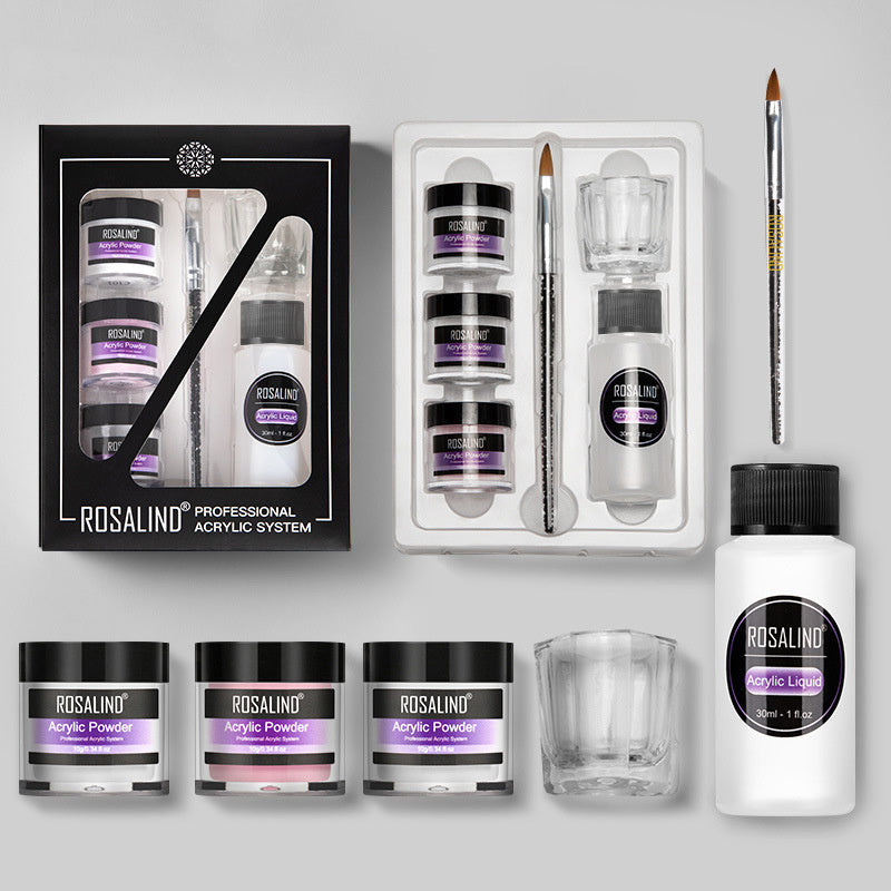Acrylic Nail Kit – Pro Powder & Liquid Set