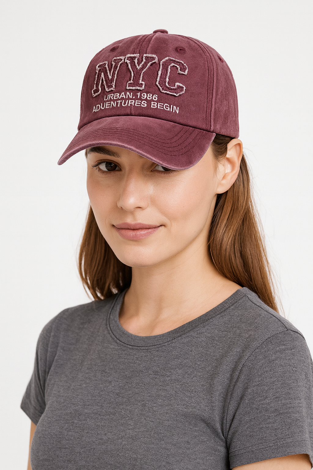 Adjustable Women’s Black Baseball Cap – Sun-Safe