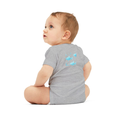 Beach Vibes Baby Bodysuit – Side Seams, Shape-Holding Fit


