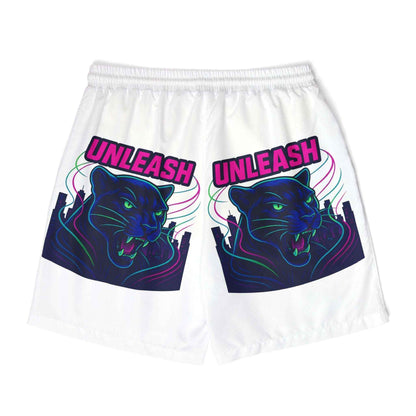 Unisex swimwear showcased during beachside summer adventure
