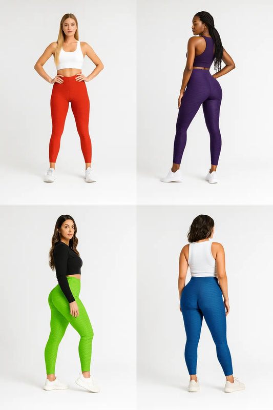 Booty Lifting Anti Cellulite Scrunch Leggings – Squat-Proof Tummy Control