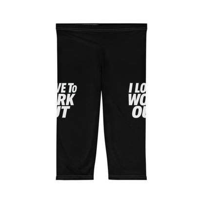 Breathable Capri Leggings – Stylish Gym Apparel

