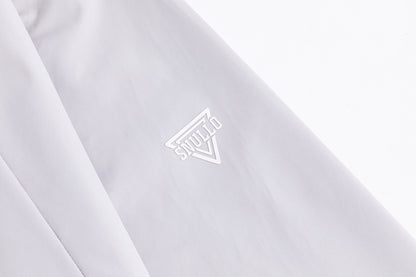 Breathable back-panel detail – mountaineering assault suit

