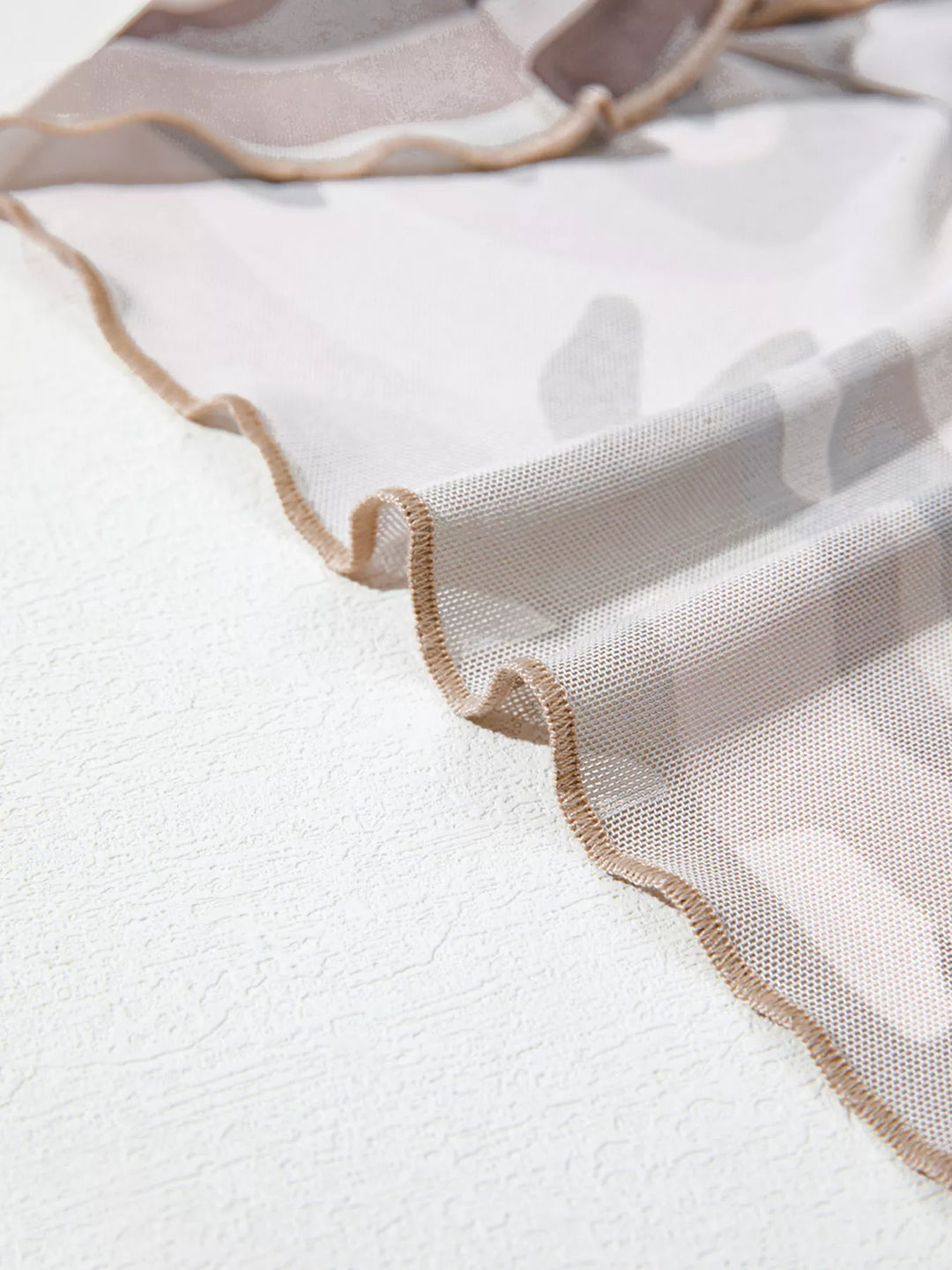 Camouflage Mesh Long Sleeve Top – nighttime club look