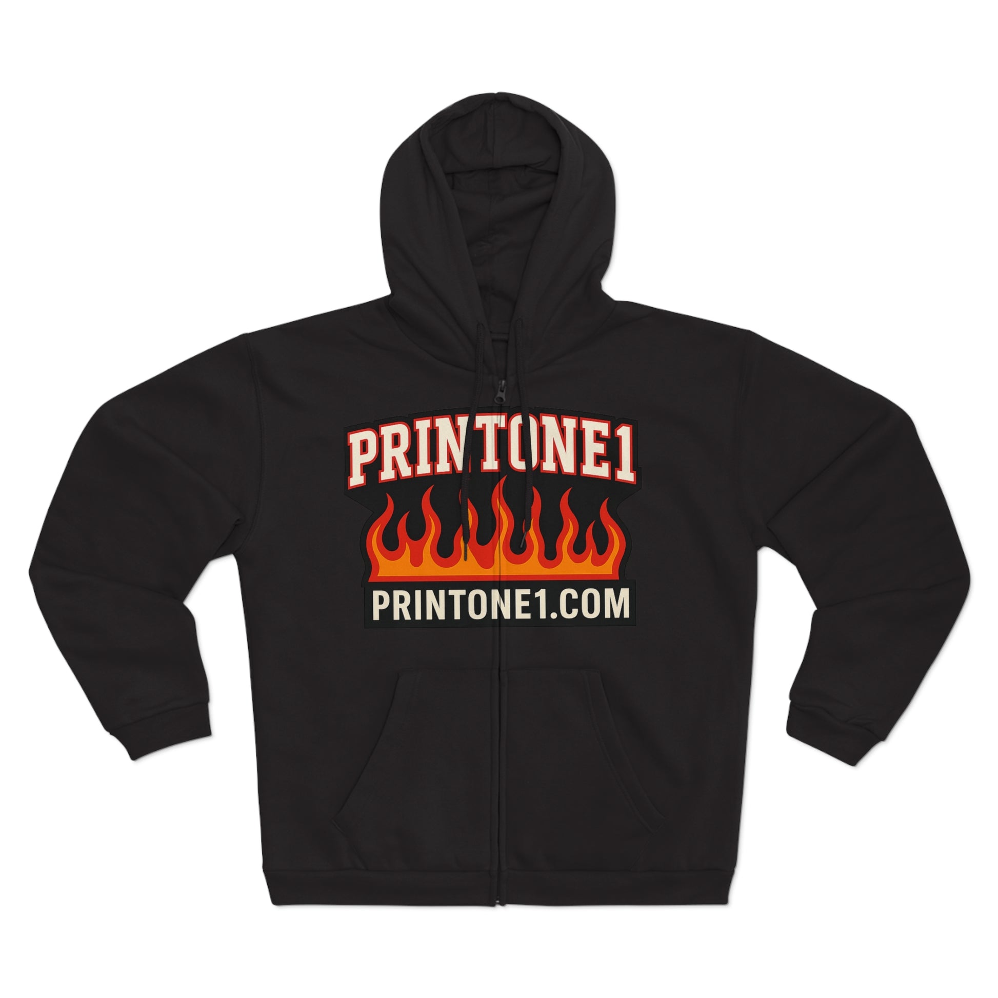 Casual flame hoodie for daily wear, cozy and eye-catching

