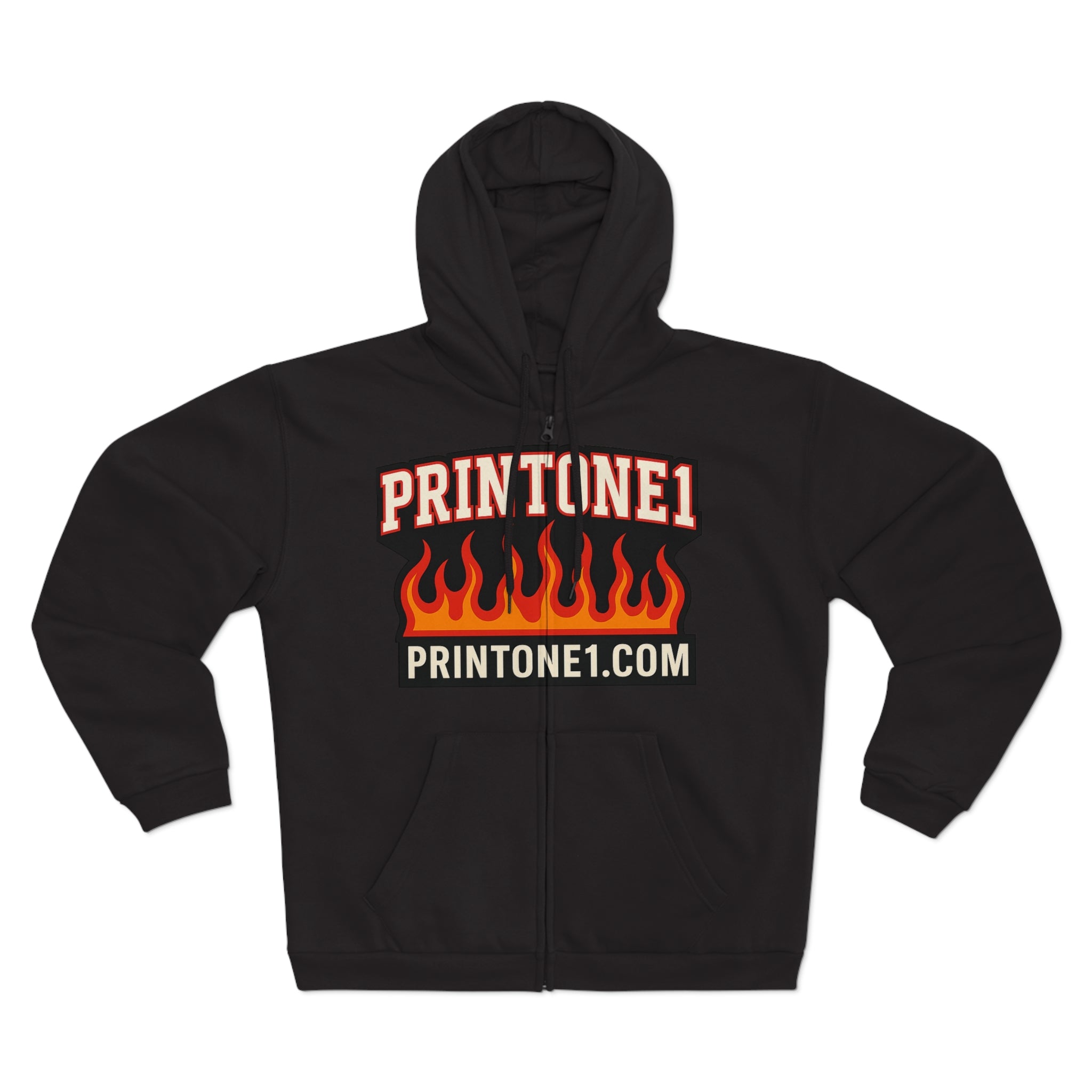 Casual flame hoodie for daily wear, cozy and eye-catching

