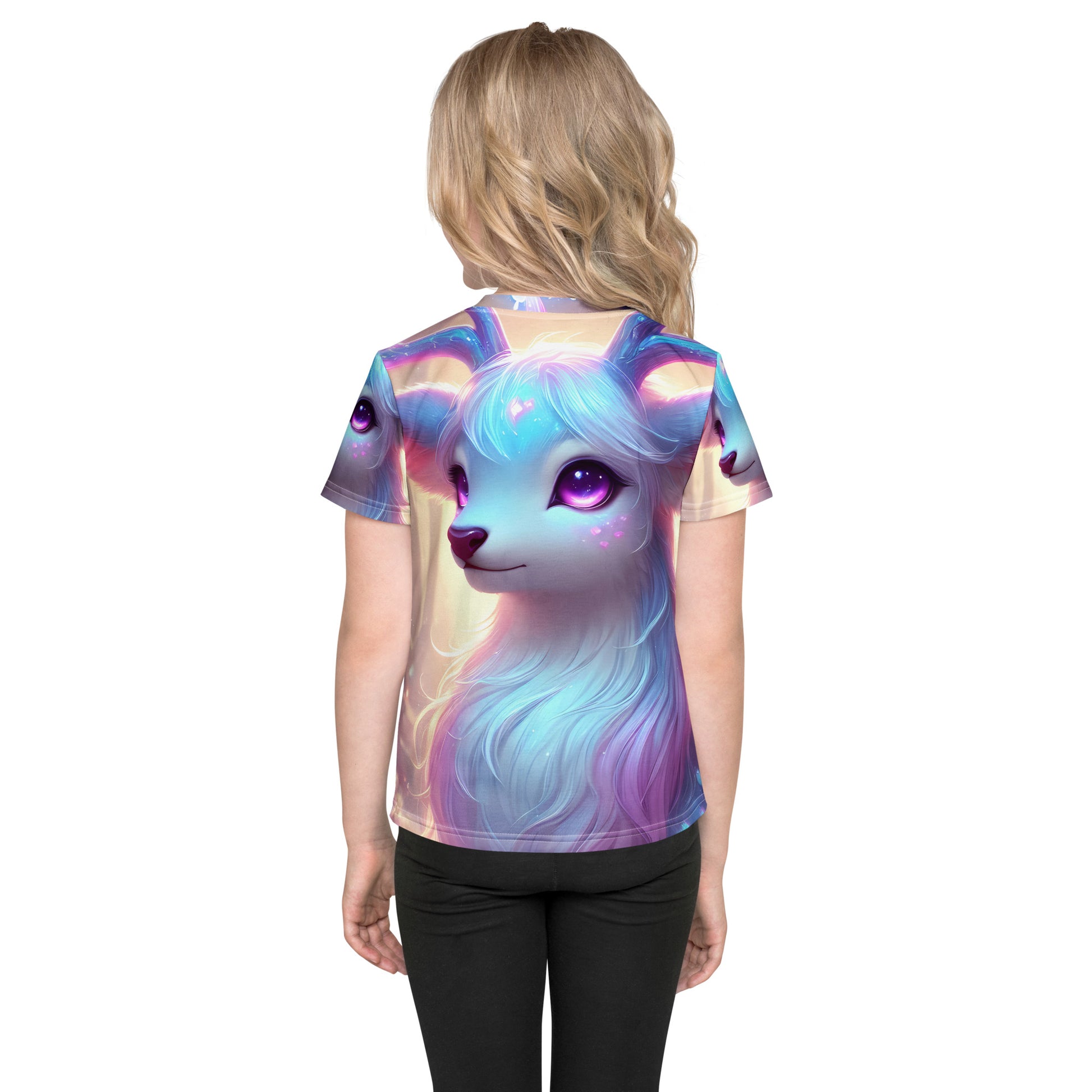 Casual kids crew neck shirt in bold colors

