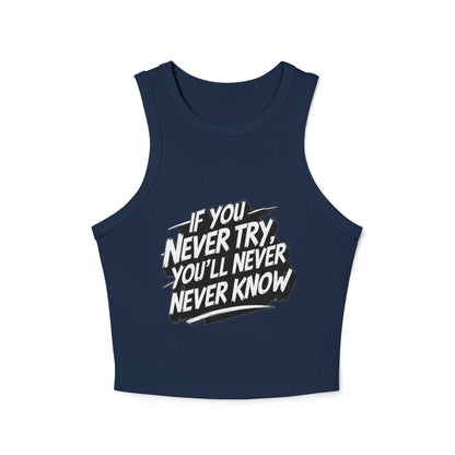 Motivational Racer Tank for Women – Inspiring Workout Wear