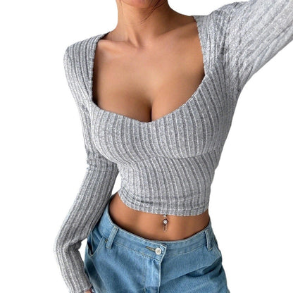 Casual women’s striped crop top – perfect for everyday wear