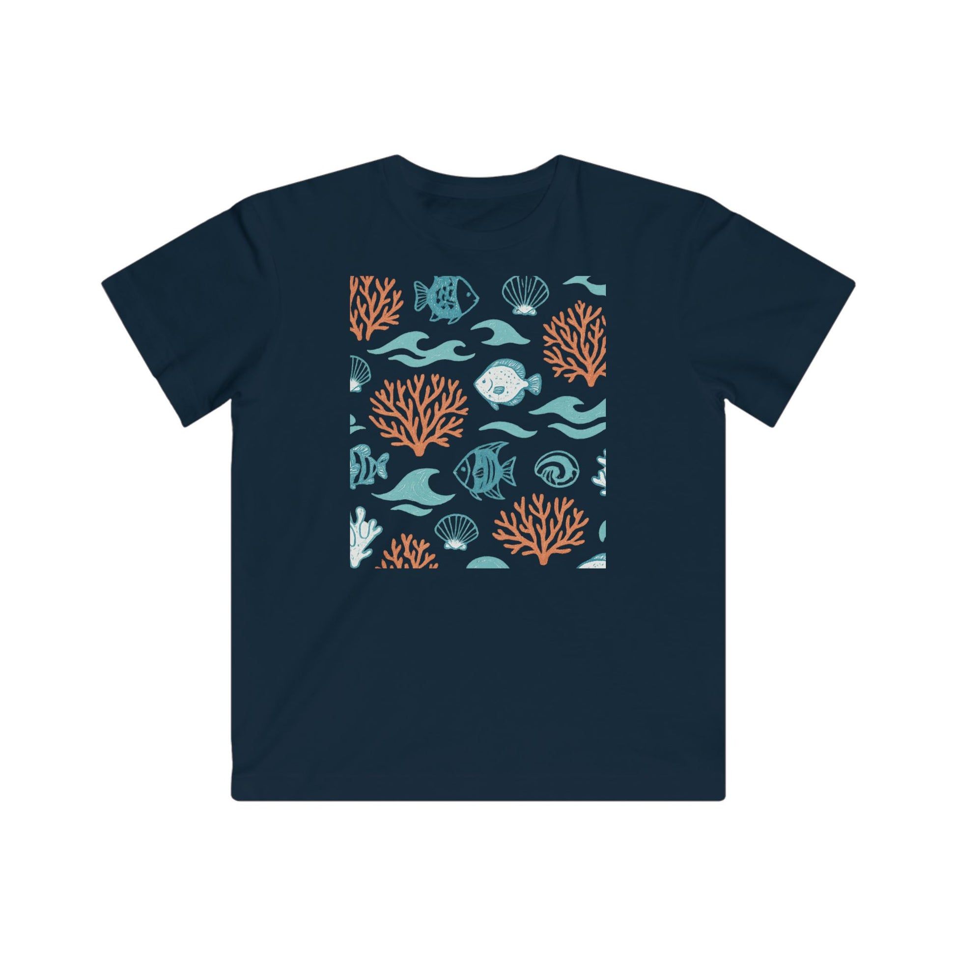 Children playing in sand wearing Under the Sea Kids Tee

