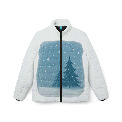 Medium-weight puffer jacket ideal for chilly weather

