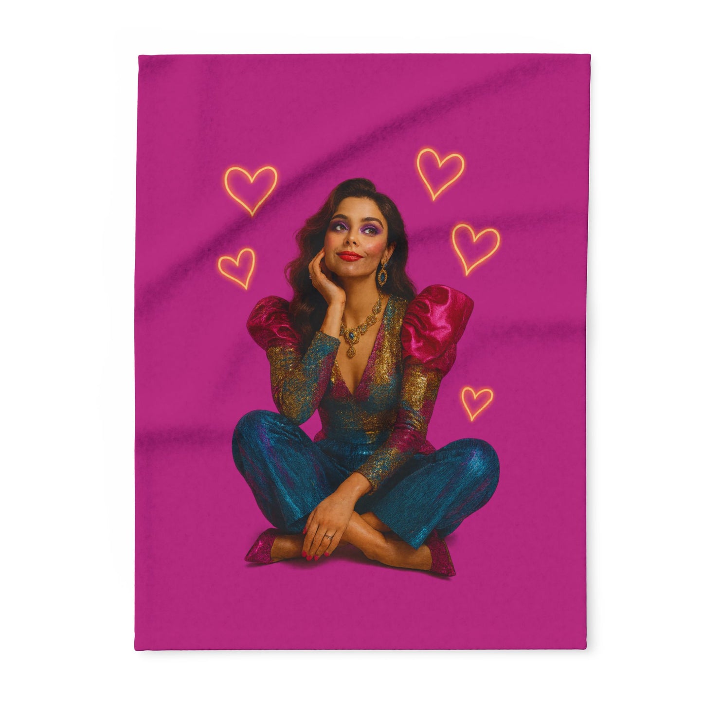 Close-up of plush Arctic Fleece Blanket texture - feel the softness