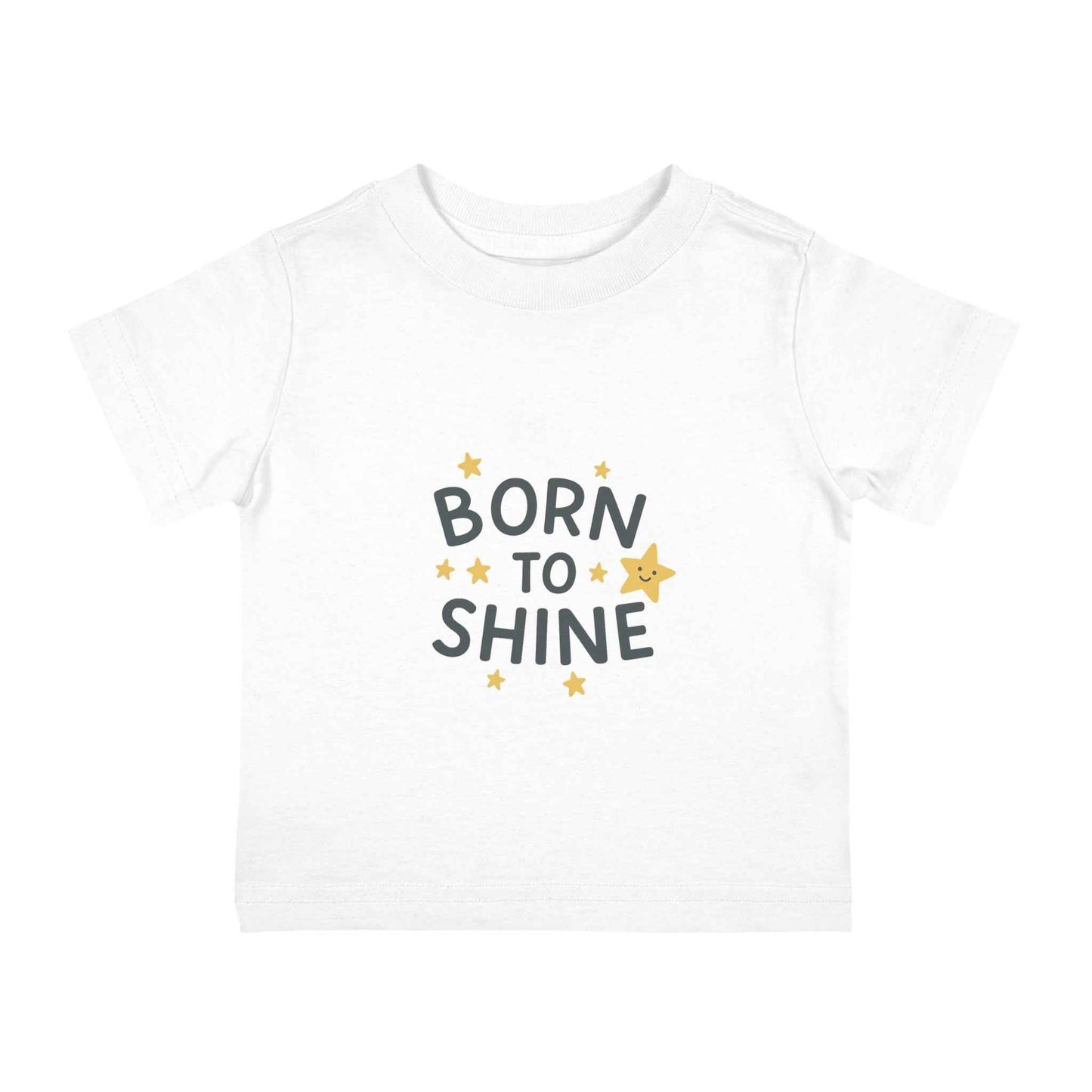 Born to Shine Infant Tee – Cute Unisex Baby T-Shirt Gift