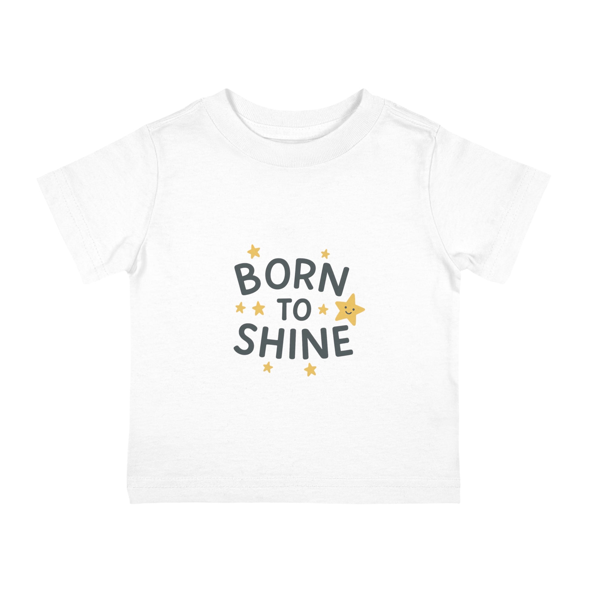 Born to Shine tee styled with baby accessories


