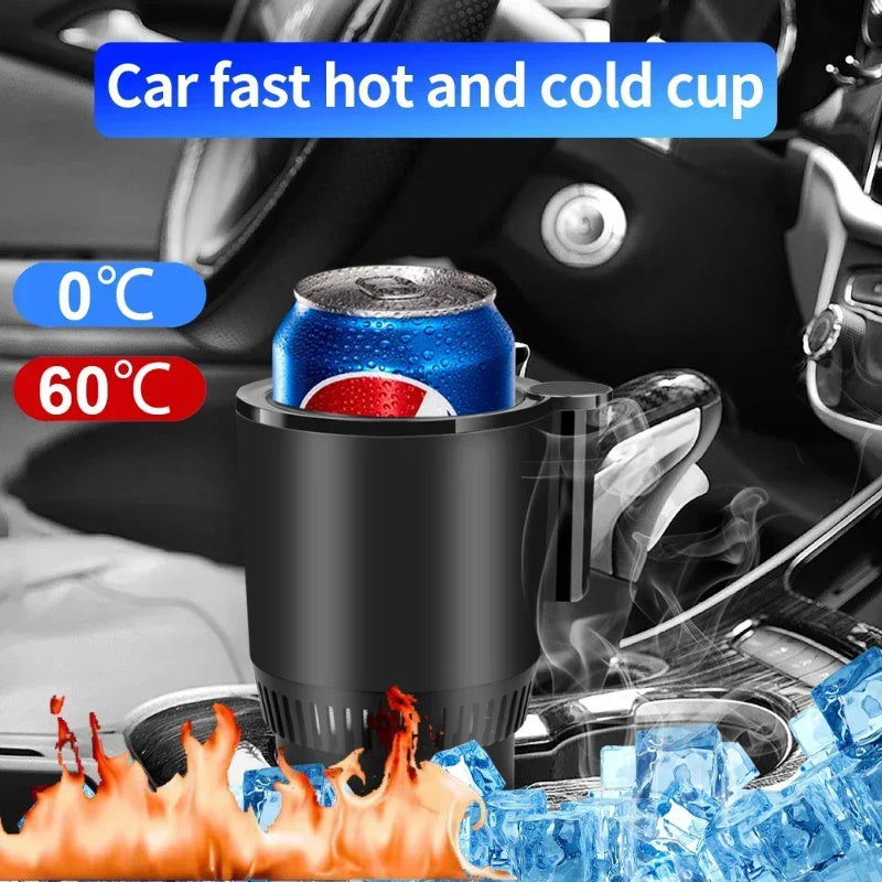Compact Car Cup Holder Warmer & Cooler for Every Trip

