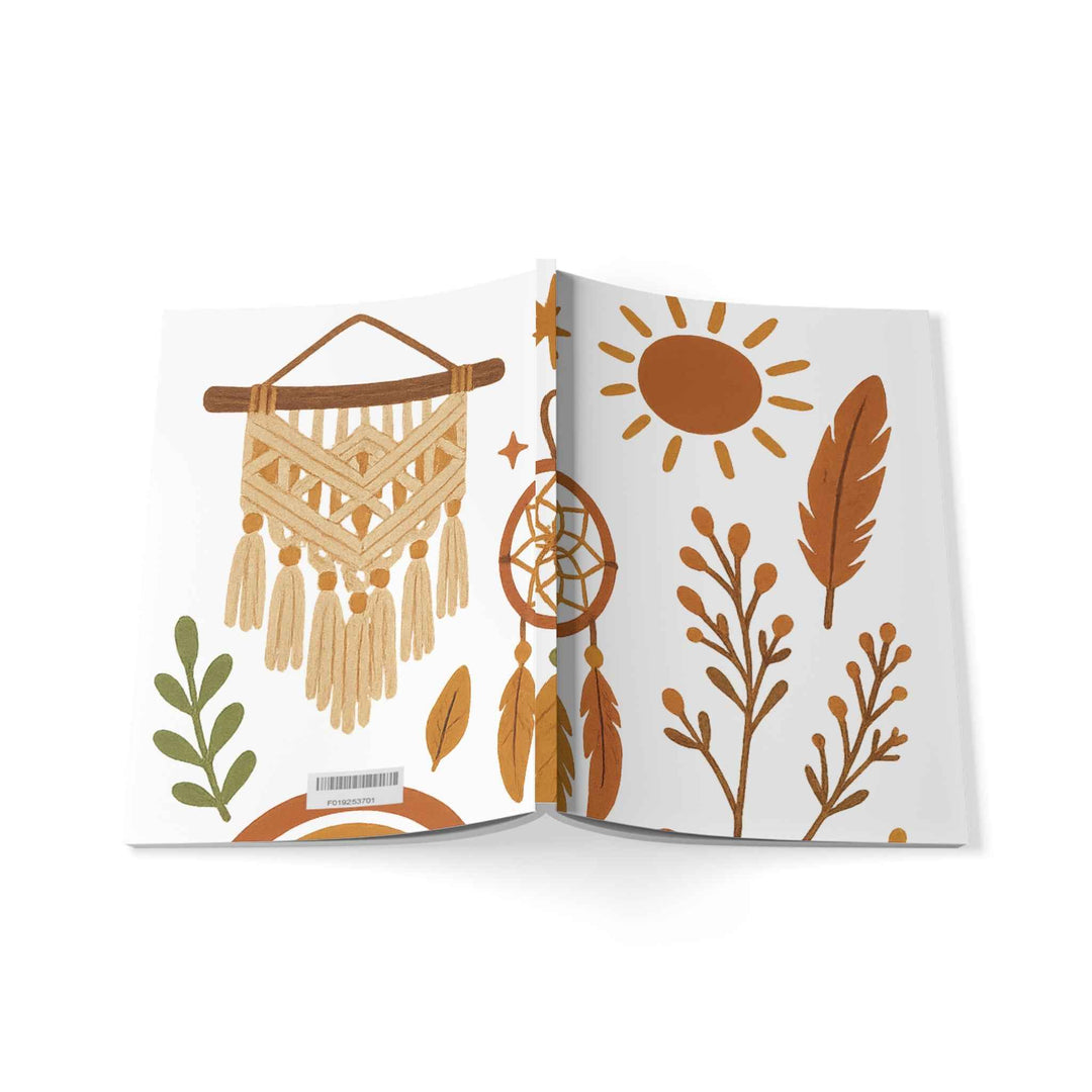 Boho Dreamcatcher A5 Journal – Softcover Notebook