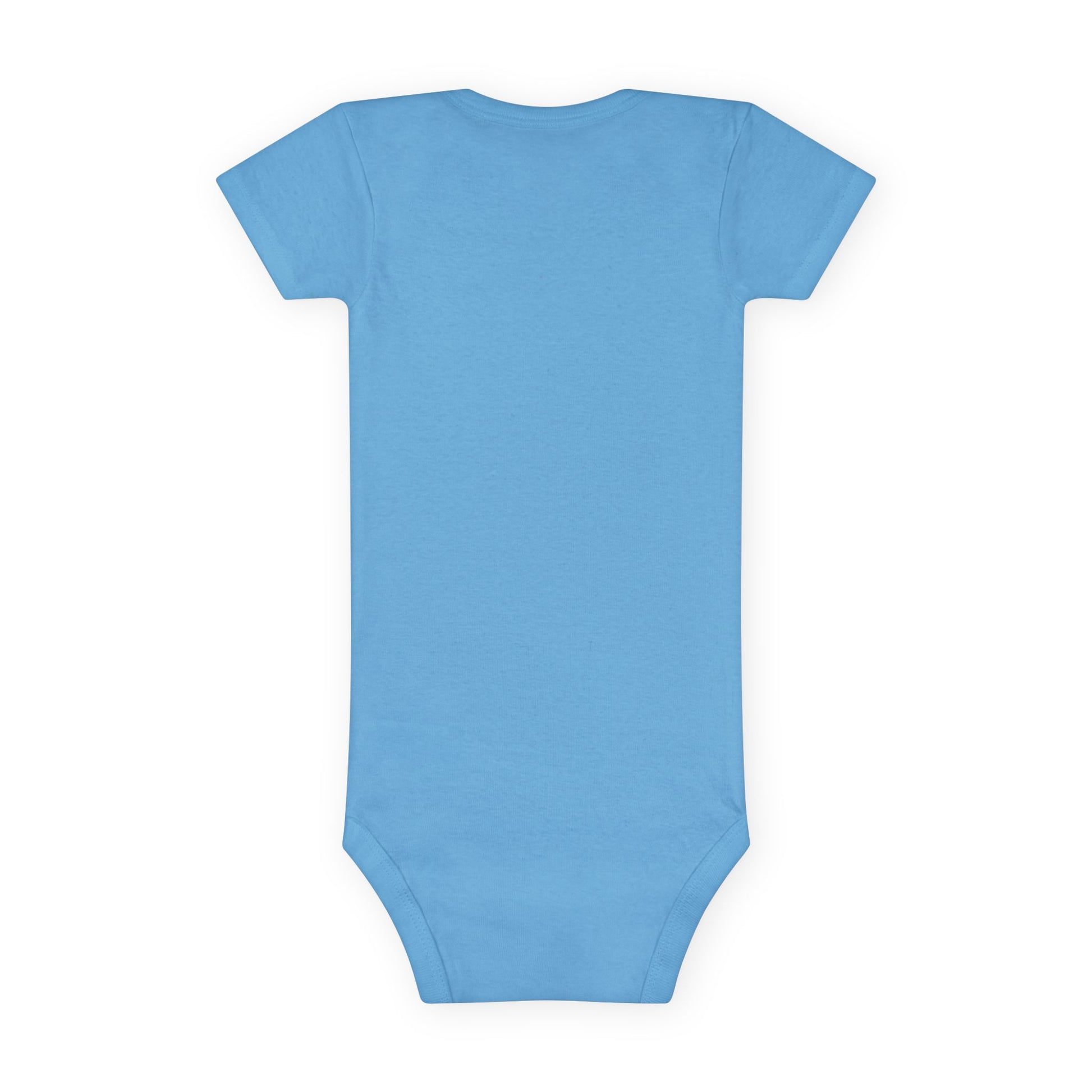 Cotton cute bunny baby onesie displayed in natural light, highlighting soft fabric

