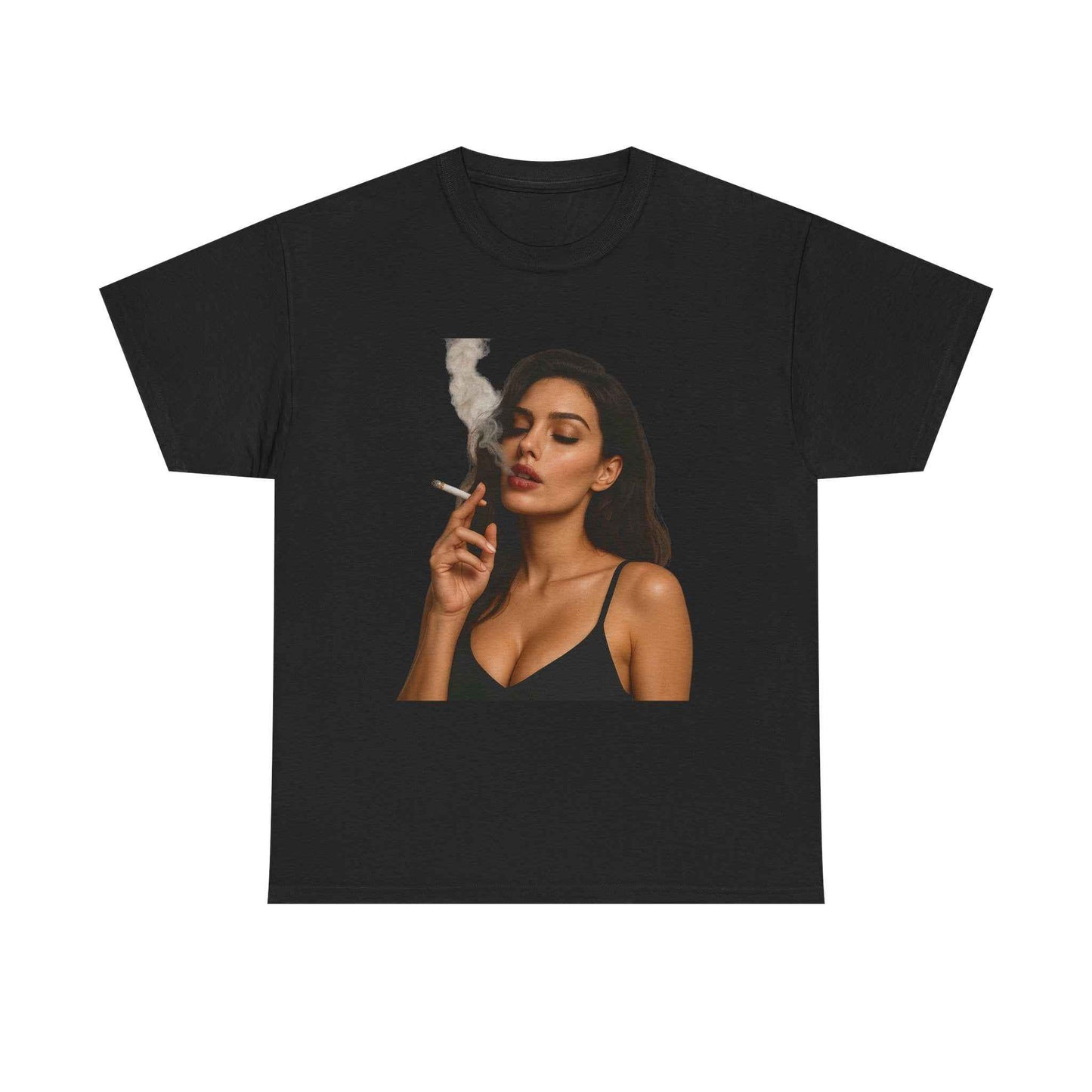 Smoke & Chill Cotton Tee – Hipster Vibe, Gift-Ready