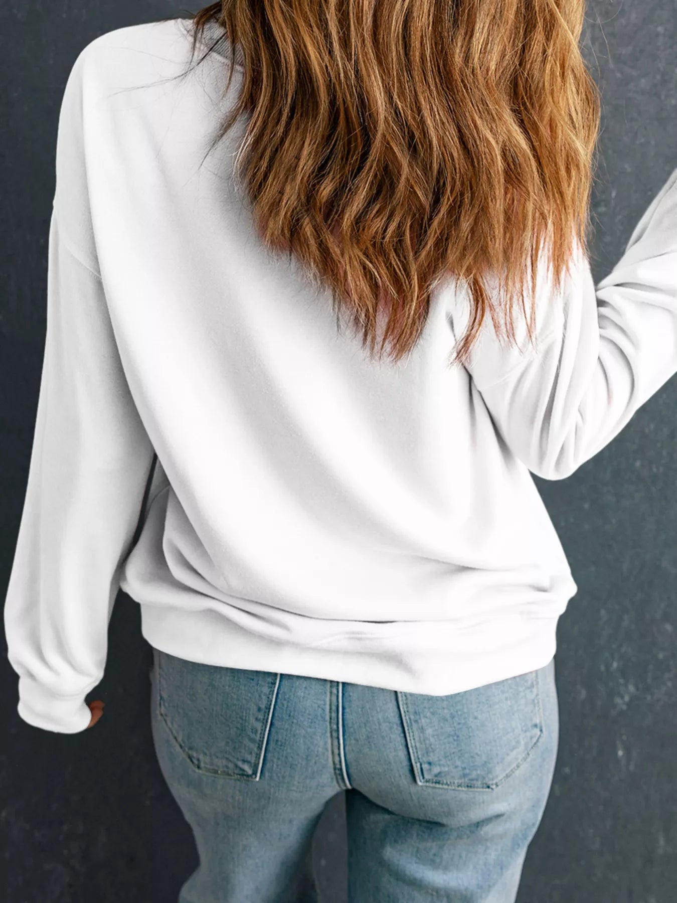 Cozy Christmas Tree Sweatshirt – slightly stretchy everyday comfort