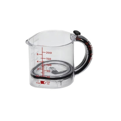 Crystal-Clear High Boron Glass Adjustable Measuring Cup for Baking Precision 