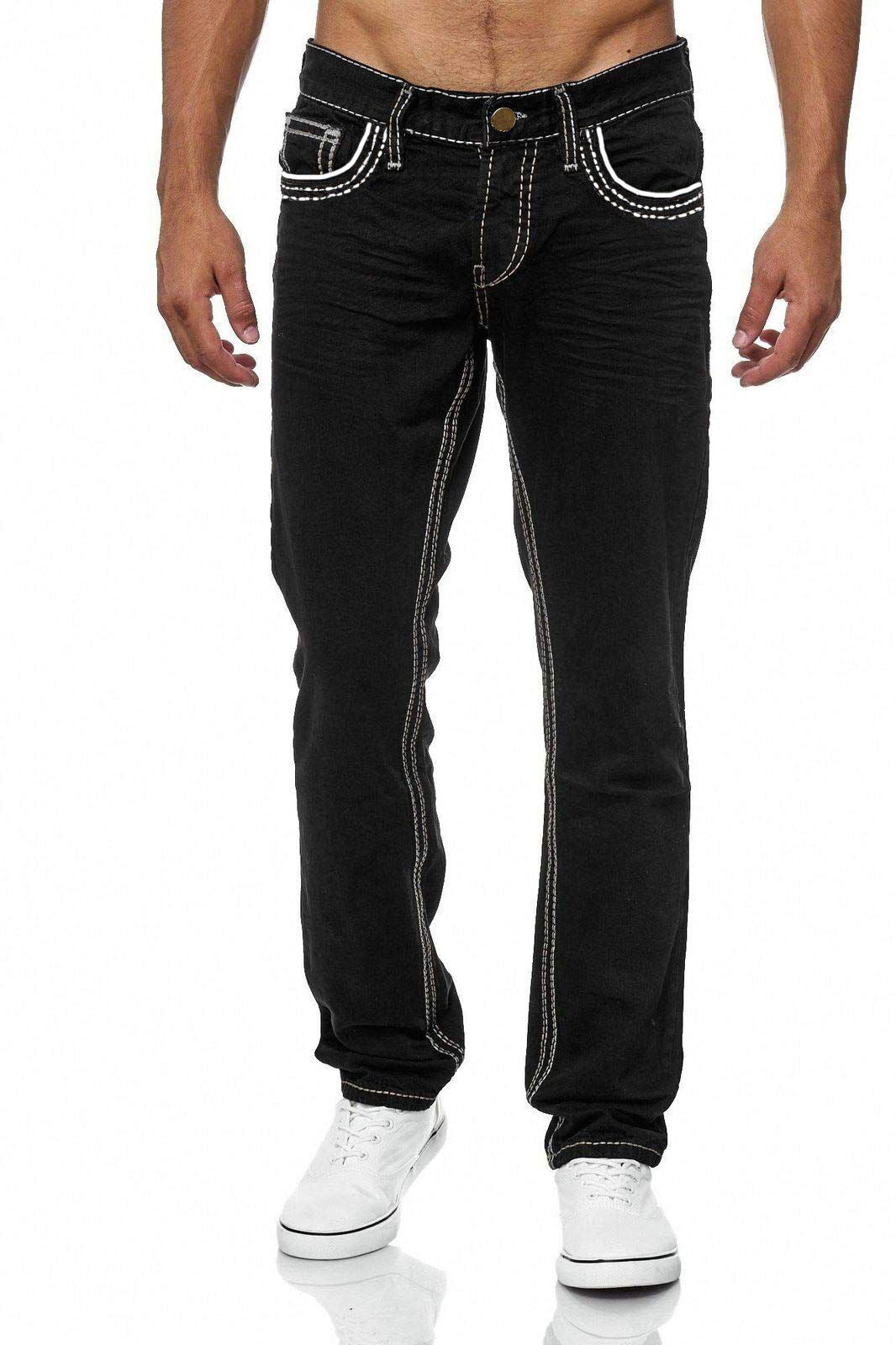 Dark blue men’s denim – stylish for work and weekend wear


