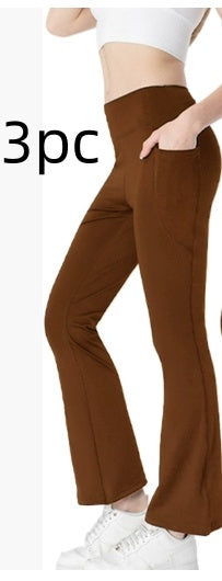 Dark gray mid waist slimming cropped pants – pocketed bootcut