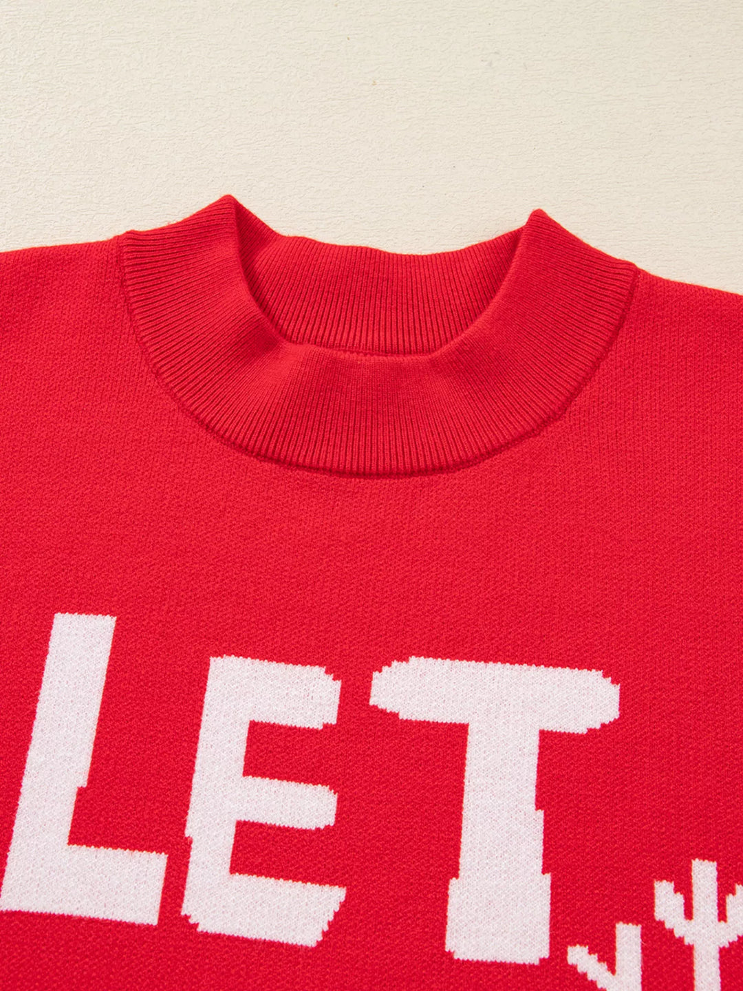 Let It Snow Christmas Sweater – Cozy Women’s Fit
