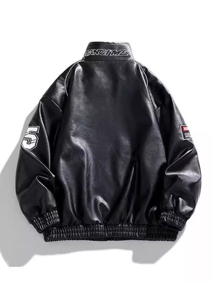 Durable 100% Polyurethane Plus Size Jacket - Weather-Ready Long Sleeve