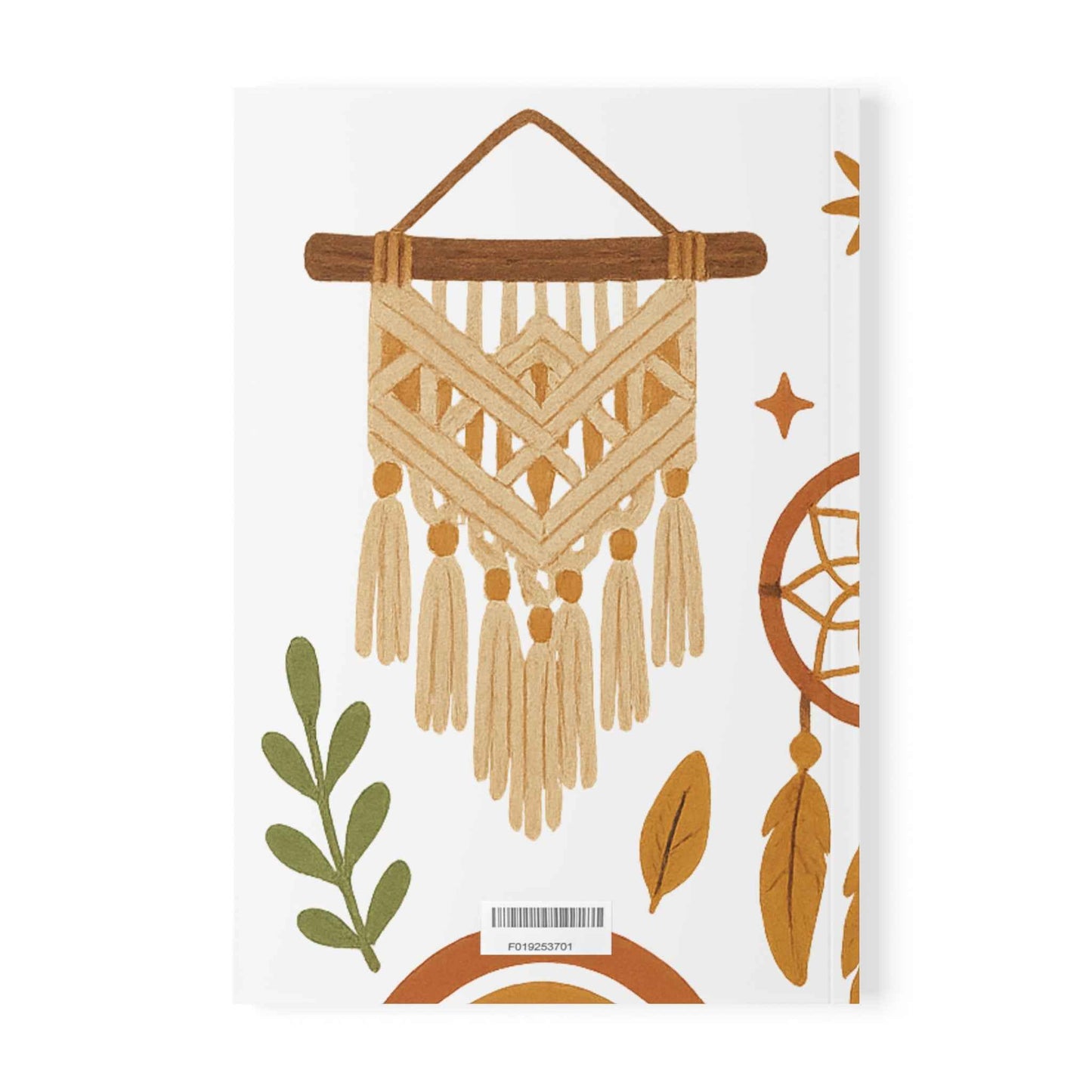 Boho Dreamcatcher A5 Journal – Softcover Notebook
