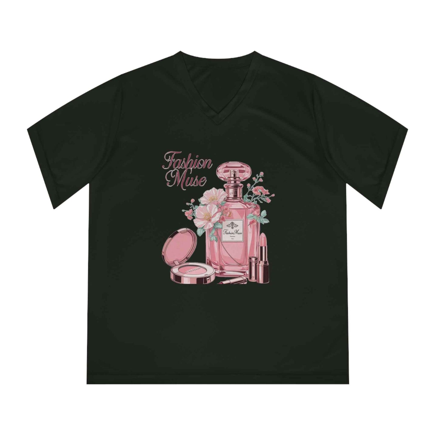 Women's Performance V-Neck T-Shirt – Stylish  Breathable