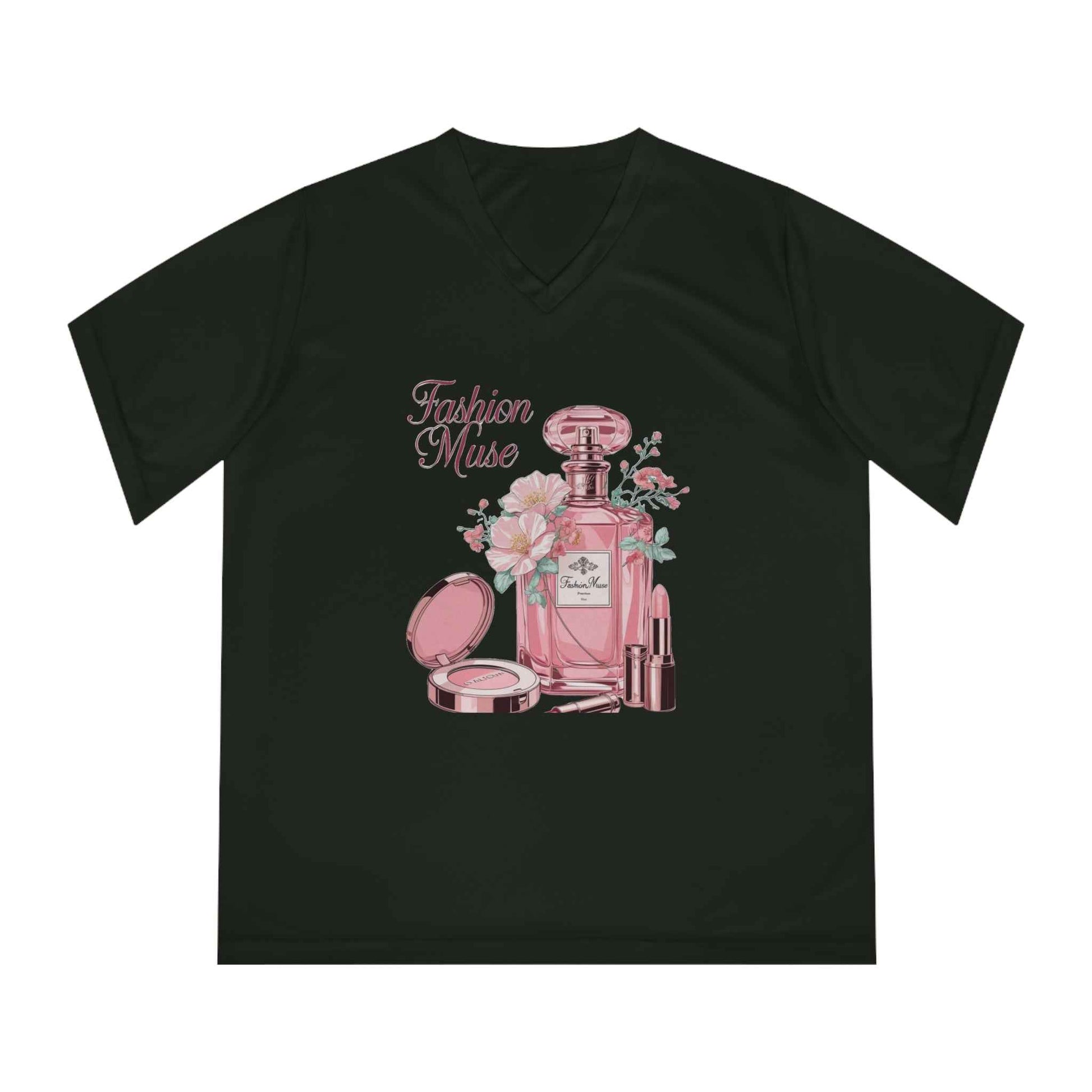 Women's Performance V-Neck T-Shirt – Stylish  Breathable