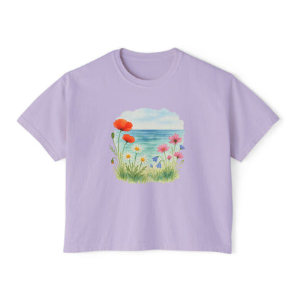 Eco-Friendly Boxy Tee: Soft Cotton, Vintage Charm