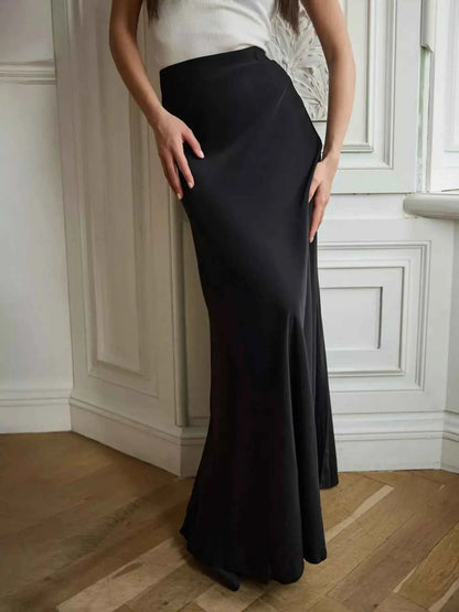 High-Waisted Maxi Skirt - Flowy Comfort & Chic Style