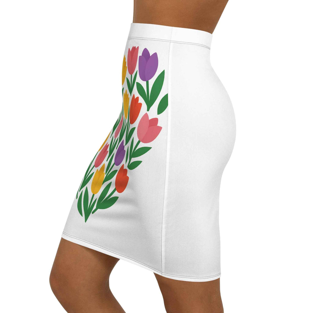 Floral Pencil Skirt – Elegant &amp; Stretchy Fit