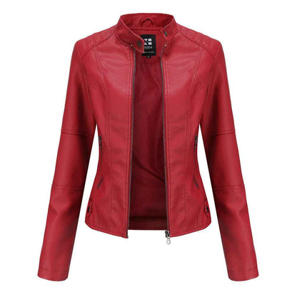 PU Leather Jacket for Women - Urban Elegance Redefined