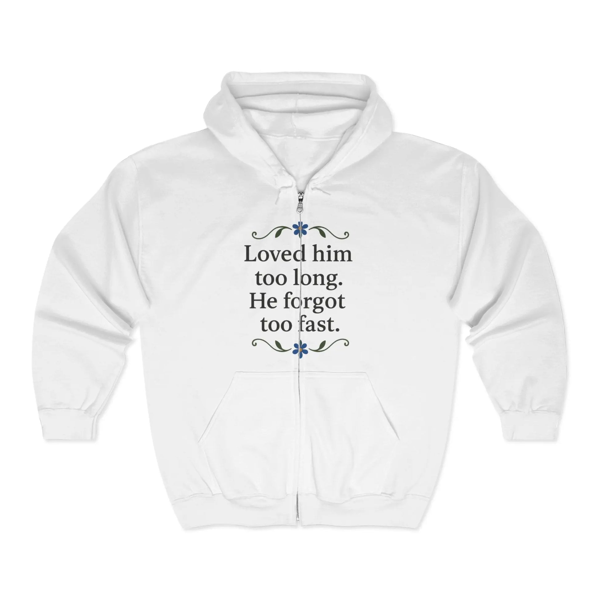 Unisex Zip Hoodie – Elegant Comfort with Deep Meaning www.PrintOne1.com