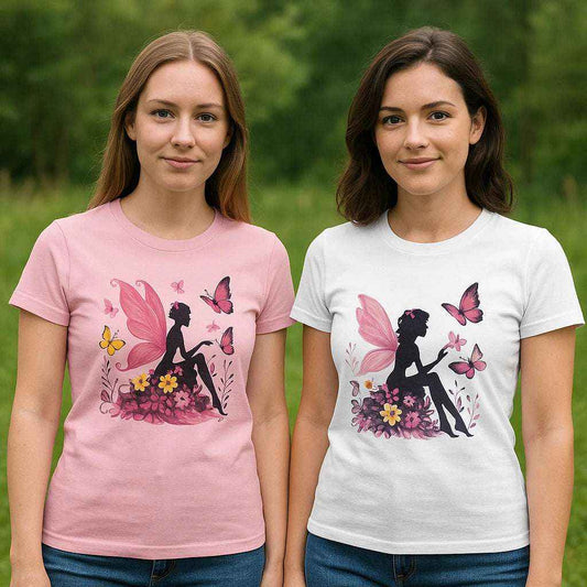 Boho Fairy Nature Tee – Butterfly Shirt for Free Spirits