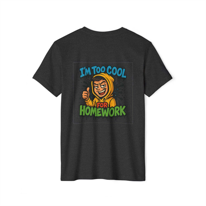 Black tee with cartoon I&