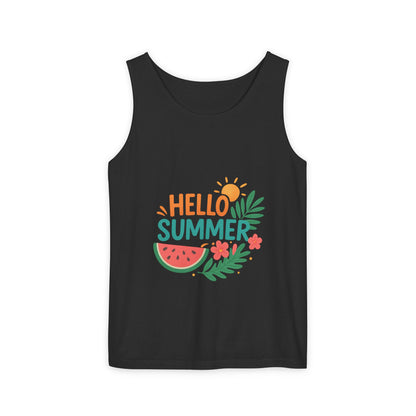 “Everyday Essential: Unisex Summer Tanktop in Neutral Sand”

