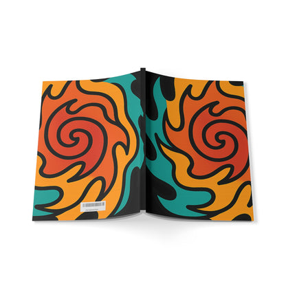 “Eye-Catching A5 Spiral Notebook - Gift-Ready for Creative Souls”