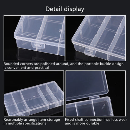 Eyelash Extension Storage Box – Durable Plastic with Secure Hinged Lid