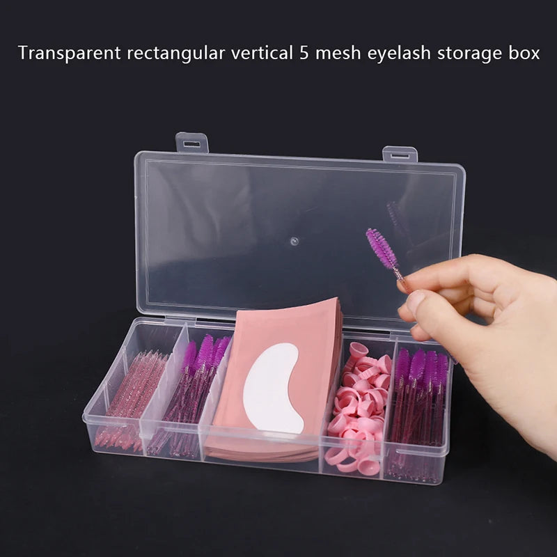 Eyelash Extension Storage Box – Neat Slots for Glue, Tweezers & Brushes