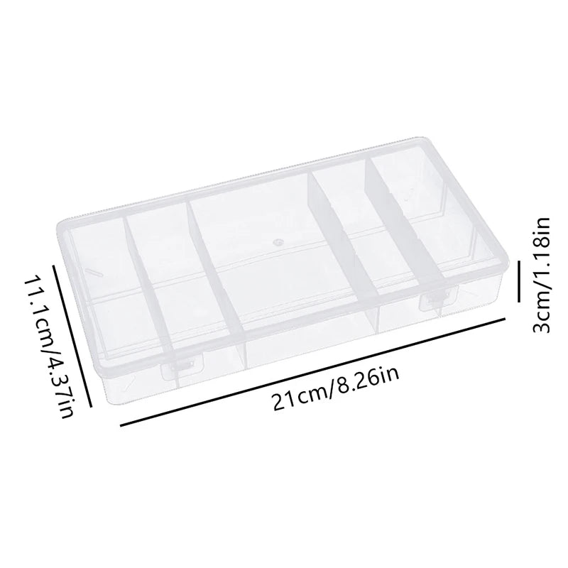 Eyelash Extension Storage Box – Transparent View for Fast Tool Access