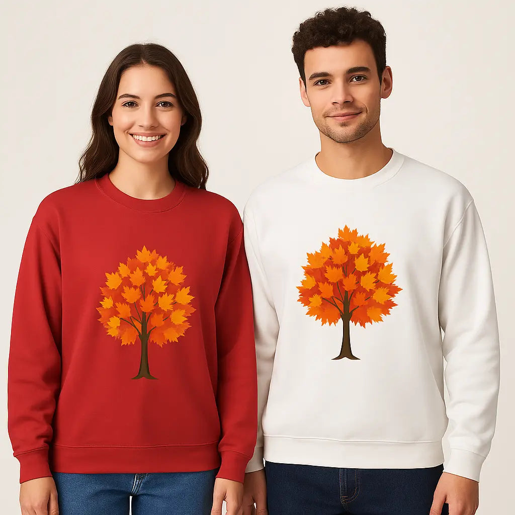 Fall sweatshirt for chilly evenings with cozy cotton blend

