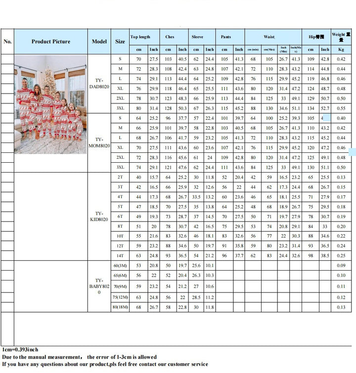 Family Christmas Pajamas – warm autumn-to-winter homewear