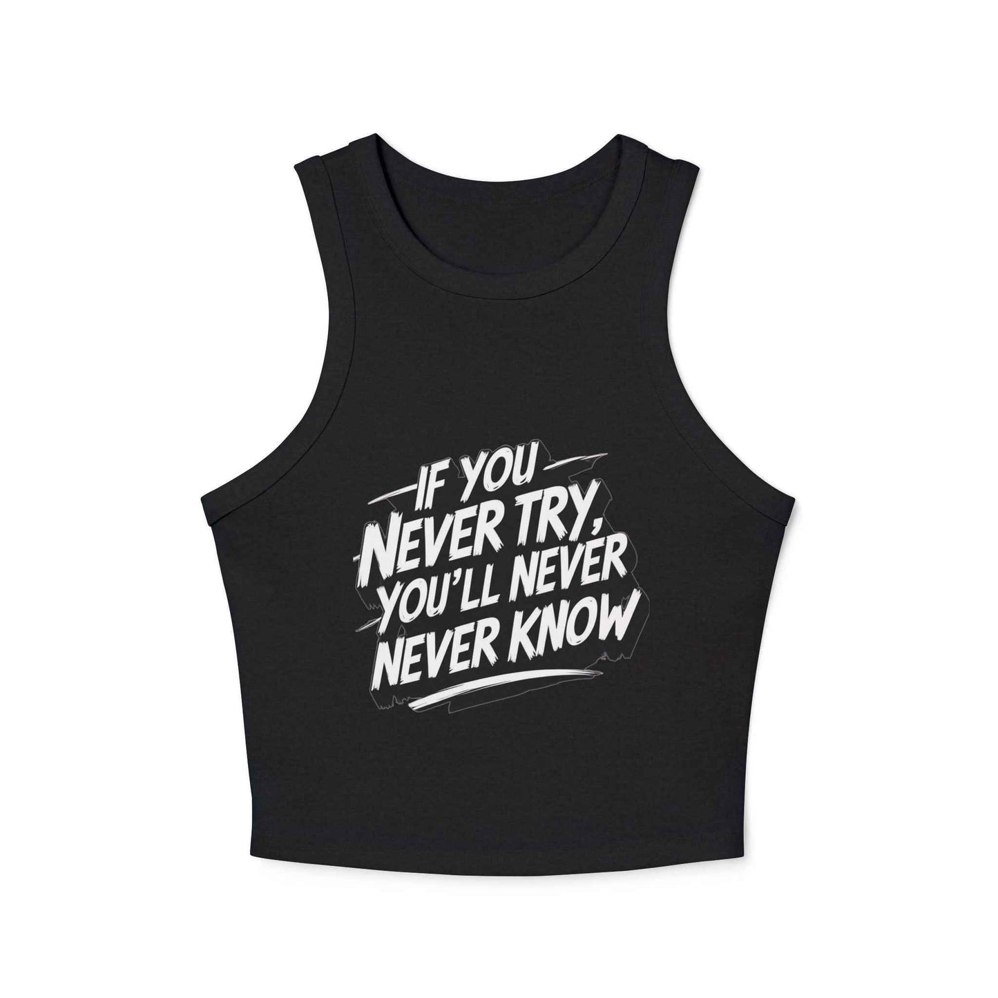 Motivational Racer Tank for Women – Inspiring Workout Wear