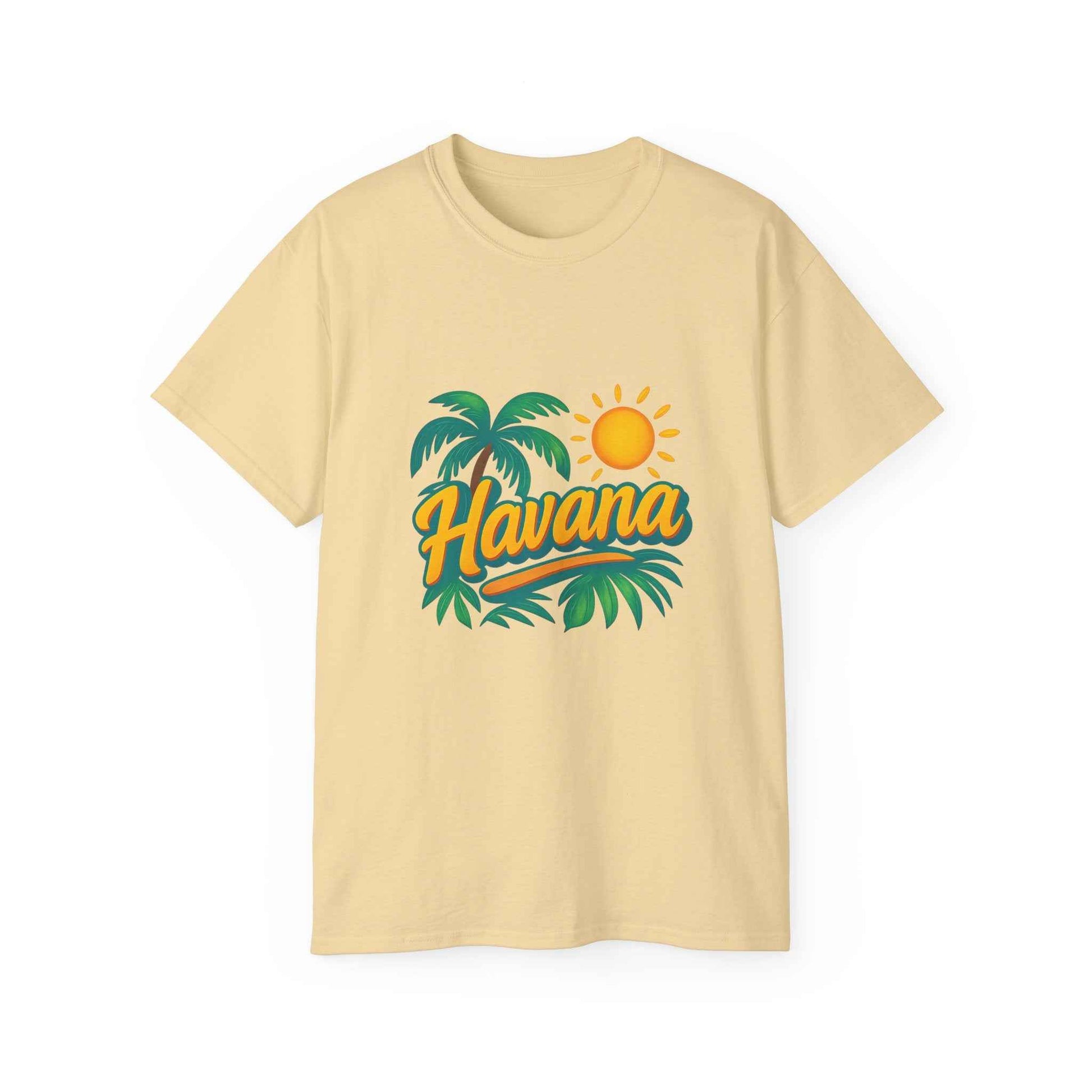 Sunset Escape: Havana Tropical Vibe Tee  Unisex Summer Shirt