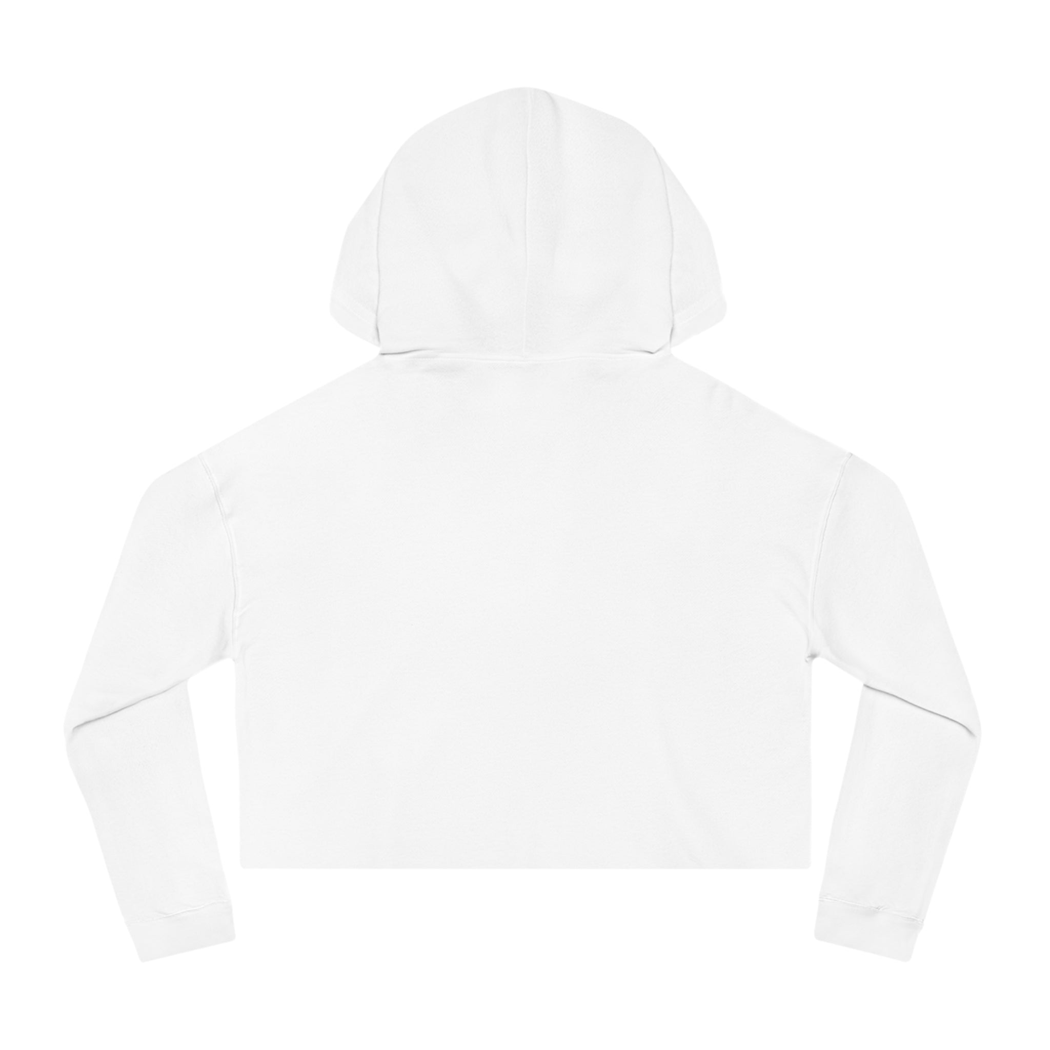 Floral cropped hoodie – close-up of bold floral graphic