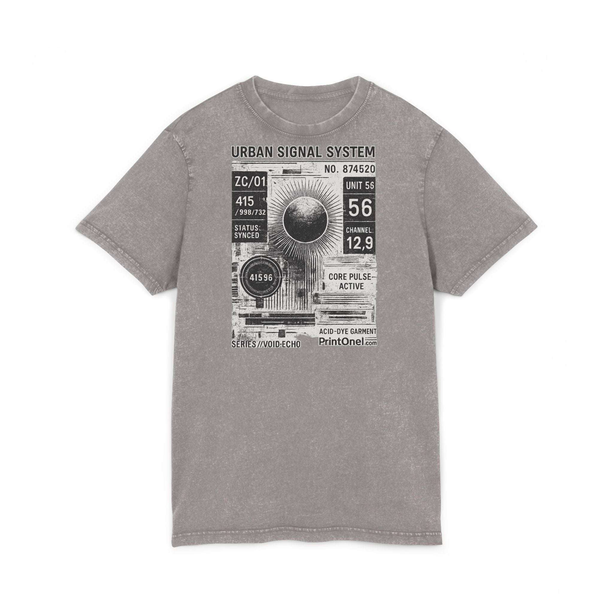 Urban Acid Wash Tee – Retro Streetwear Statement www.PrintOne1.com